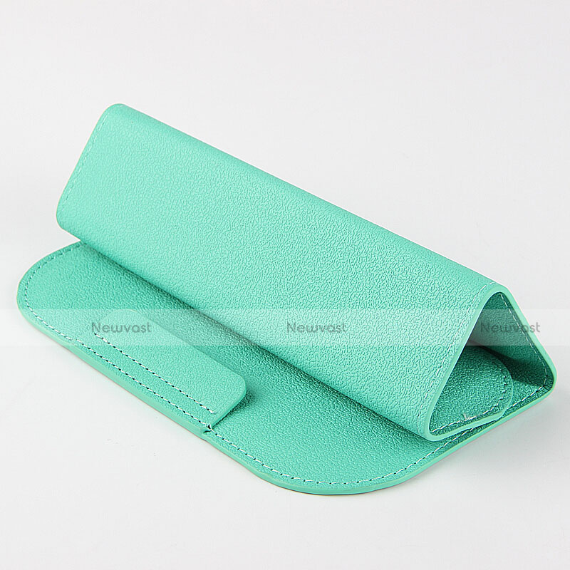 Leather Case Stands Flip Cover L06 for Huawei MediaPad M5 8.4 SHT-AL09 SHT-W09 Cyan