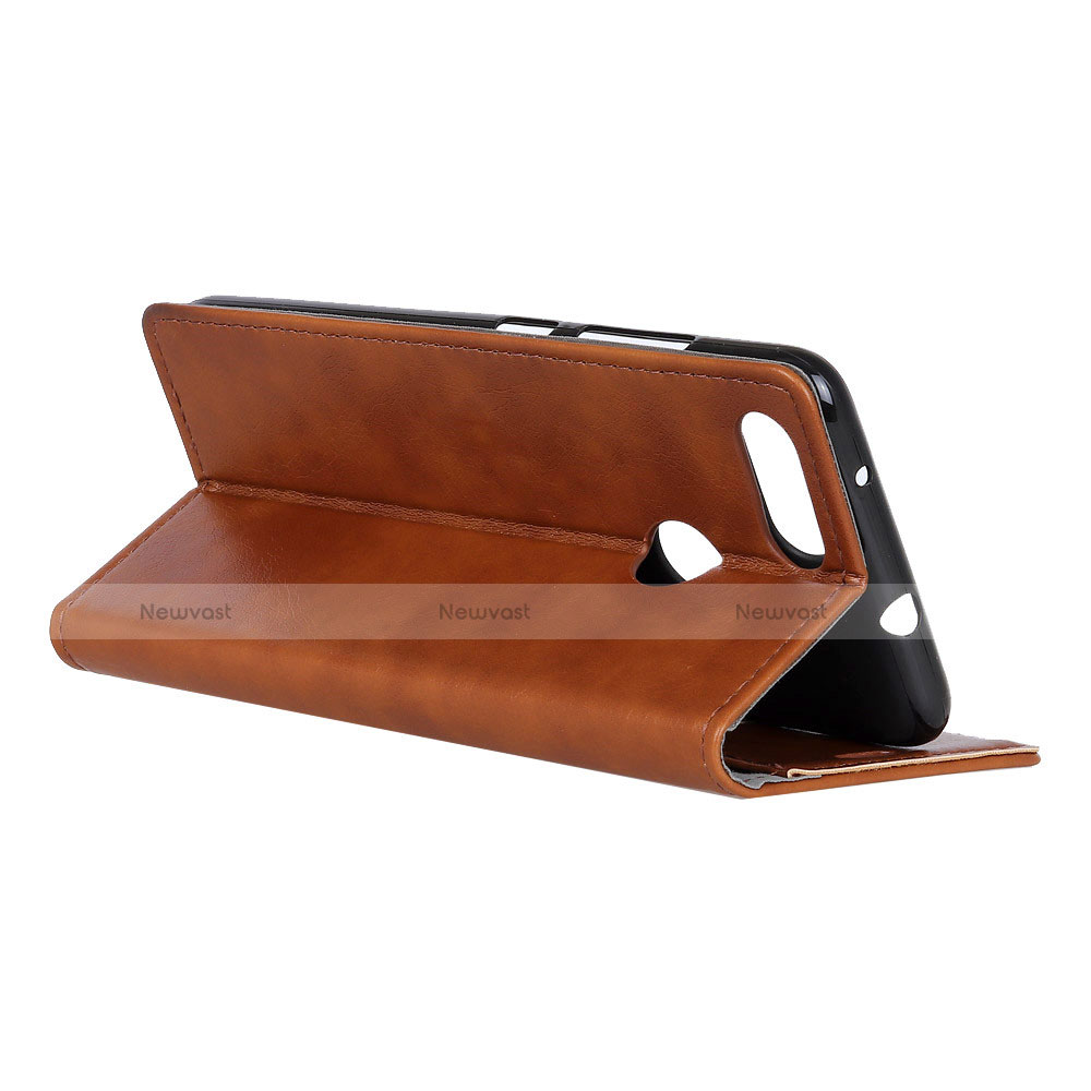 Leather Case Stands Flip Cover L06 Holder for Asus Zenfone Max Plus M1 ZB570TL