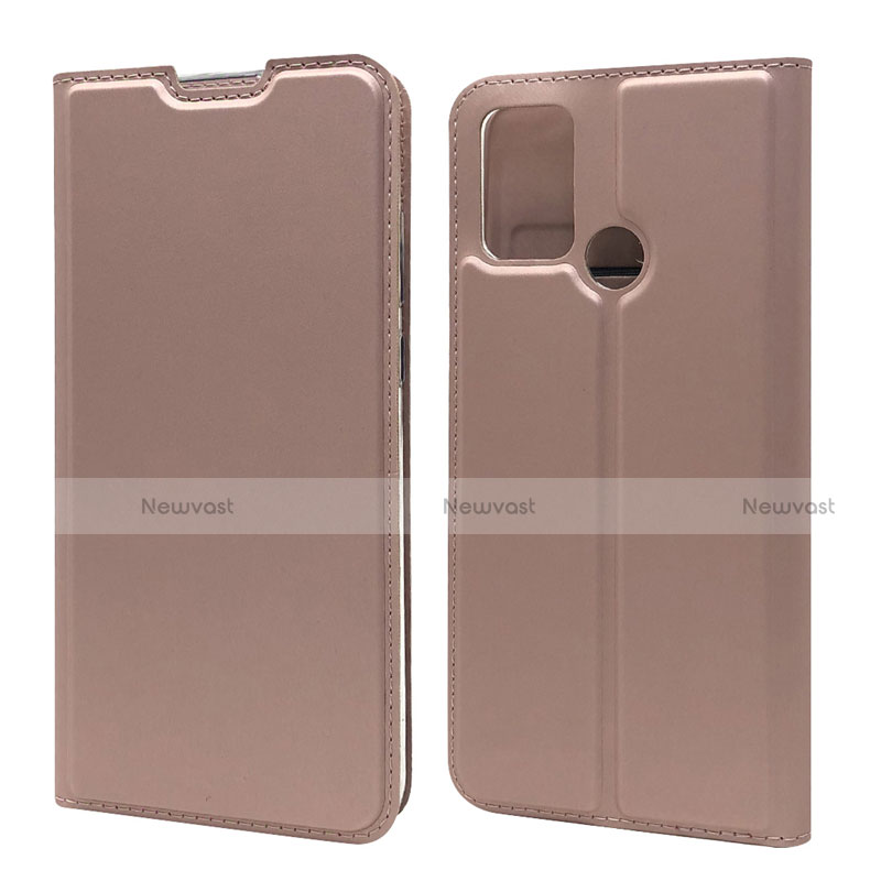 Leather Case Stands Flip Cover L06 Holder for Huawei Honor 9A Rose Gold