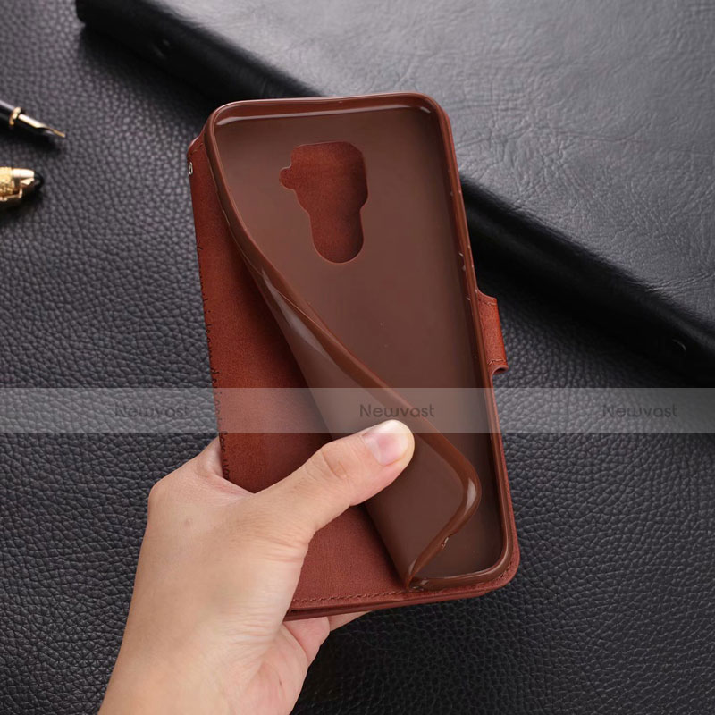 Leather Case Stands Flip Cover L06 Holder for Huawei Mate 30 Lite