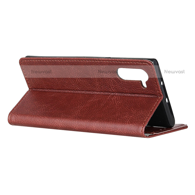 Leather Case Stands Flip Cover L06 Holder for Motorola Moto Edge