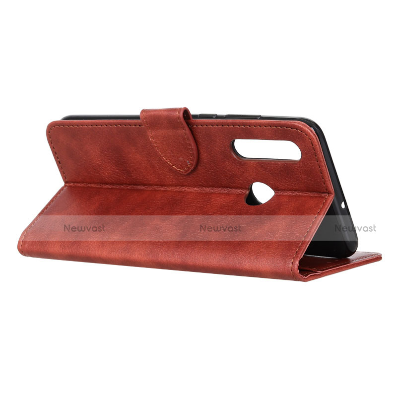 Leather Case Stands Flip Cover L06 Holder for Motorola Moto G Fast