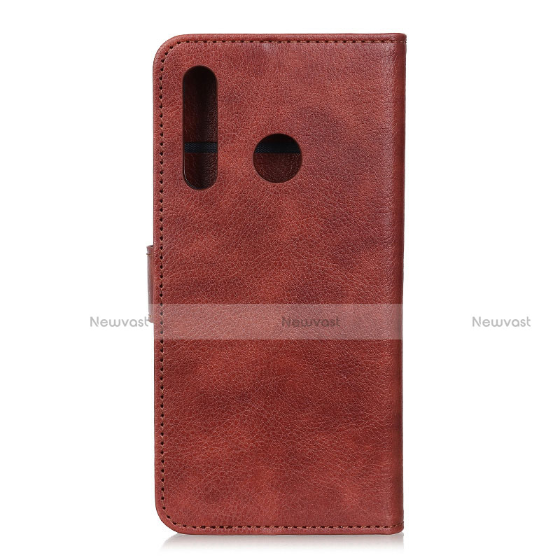 Leather Case Stands Flip Cover L06 Holder for Motorola Moto G Fast