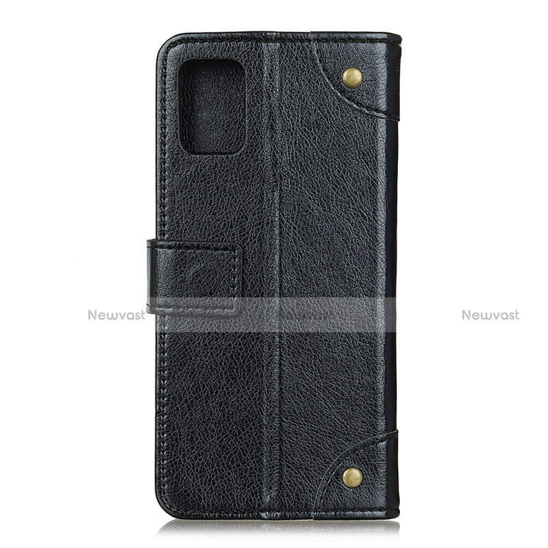 Leather Case Stands Flip Cover L06 Holder for Motorola Moto G9 Plus