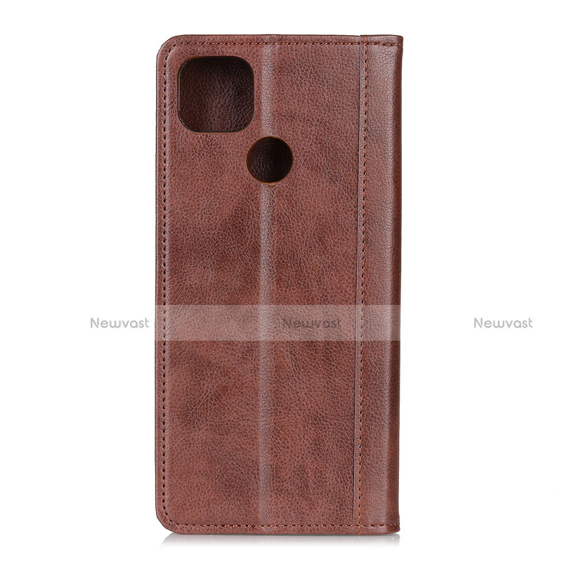 Leather Case Stands Flip Cover L06 Holder for Motorola Moto G9 Power