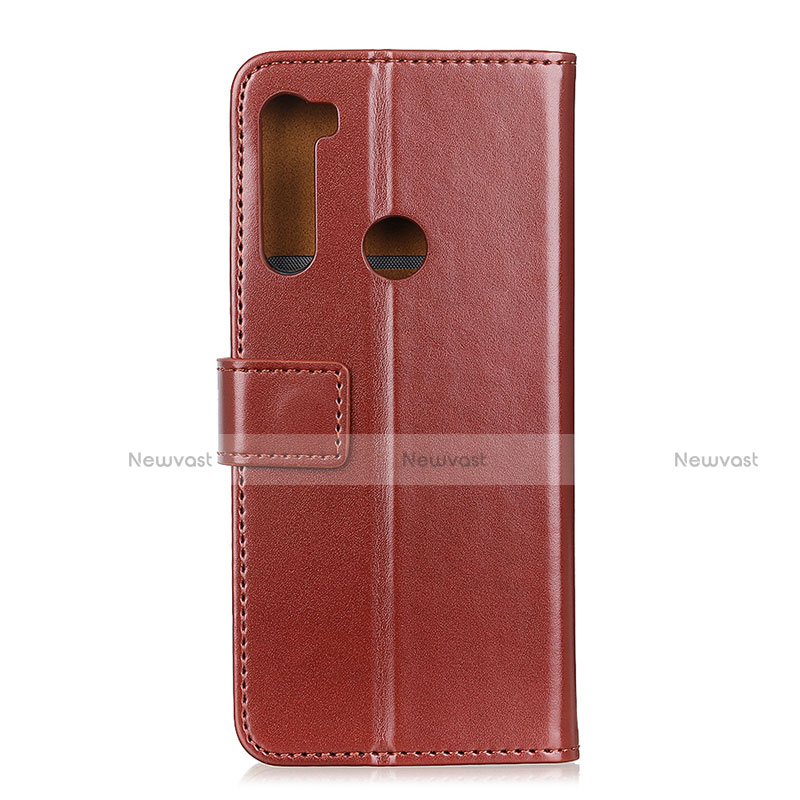 Leather Case Stands Flip Cover L06 Holder for Motorola Moto One Fusion Plus