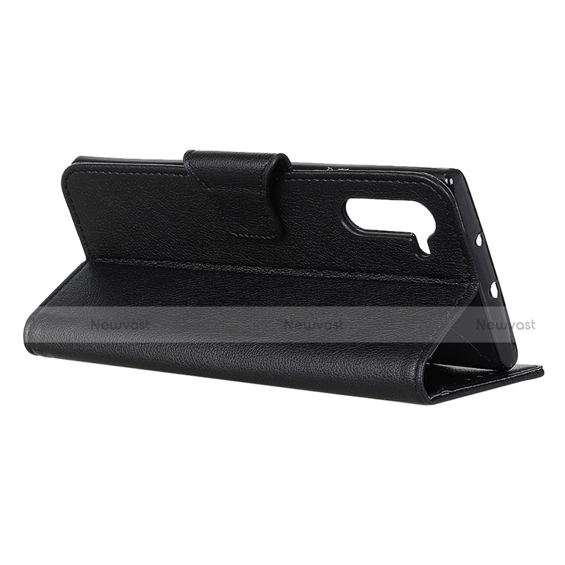 Leather Case Stands Flip Cover L06 Holder for OnePlus Nord