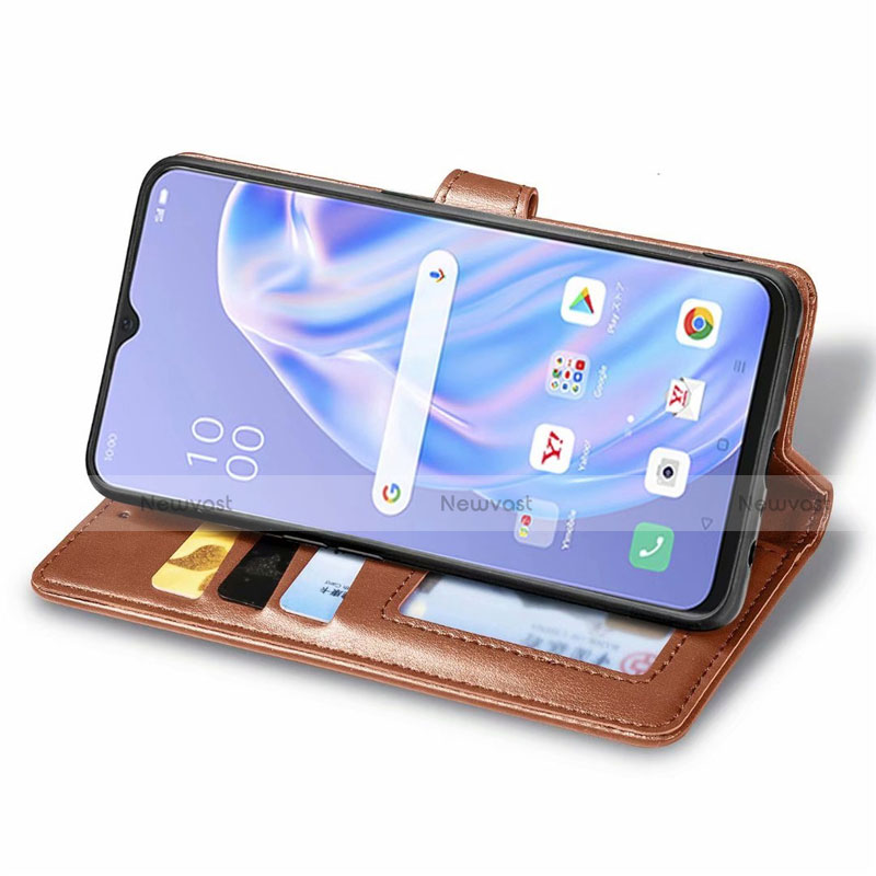 Leather Case Stands Flip Cover L06 Holder for Oppo Reno3 A
