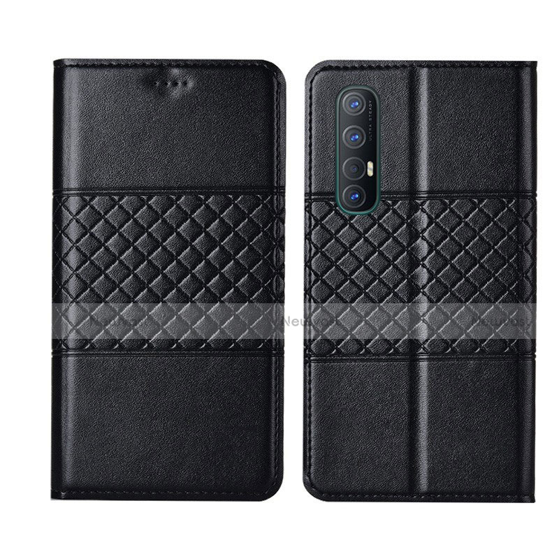 Leather Case Stands Flip Cover L06 Holder for Oppo Reno3 Pro