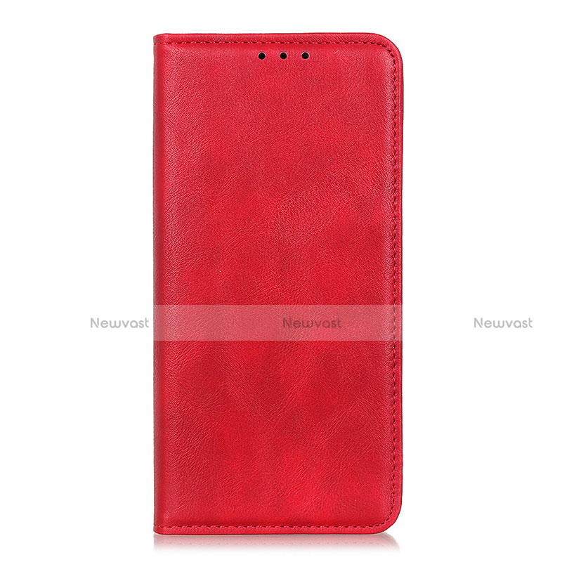 Leather Case Stands Flip Cover L06 Holder for Realme 7i Red