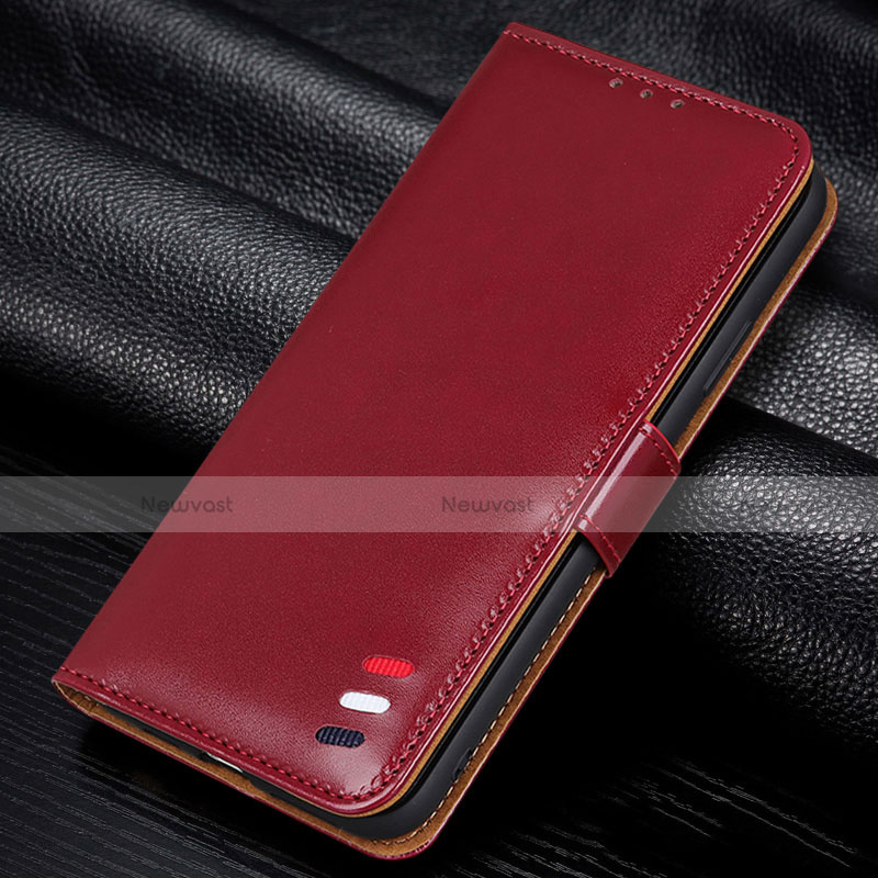 Leather Case Stands Flip Cover L06 Holder for Samsung Galaxy A41
