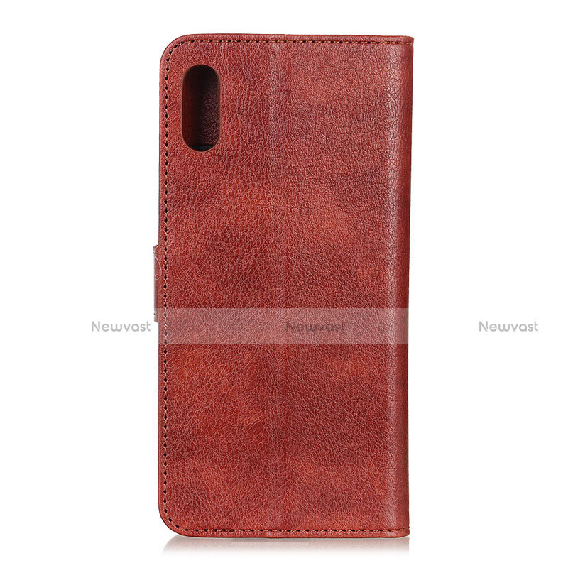 Leather Case Stands Flip Cover L06 Holder for Samsung Galaxy M01 Core