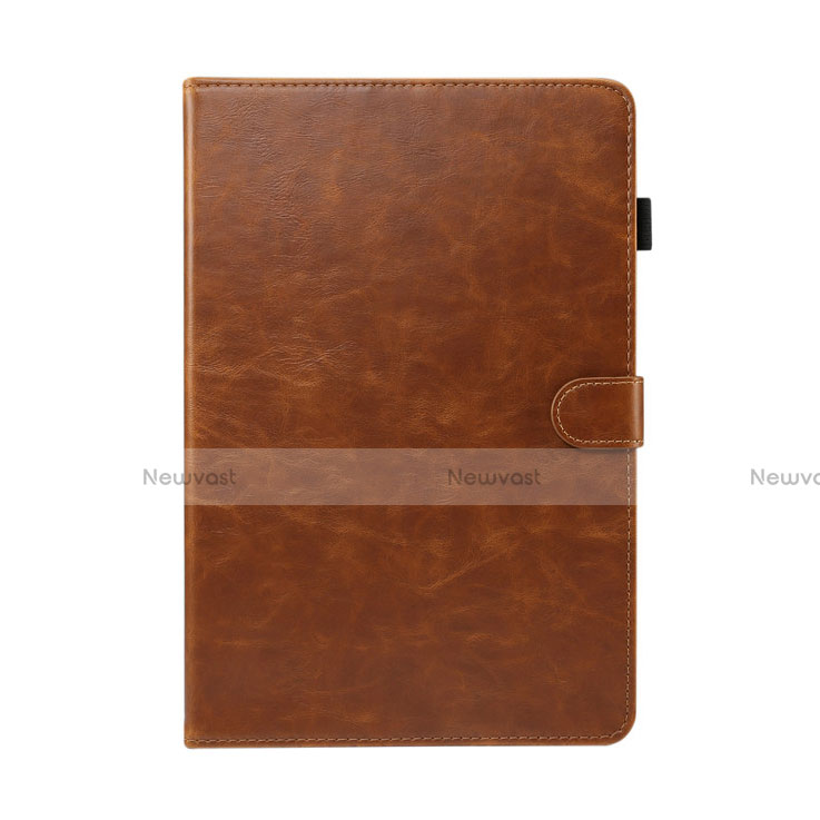 Leather Case Stands Flip Cover L06 Holder for Samsung Galaxy Tab S5e 4G 10.5 SM-T725 Orange
