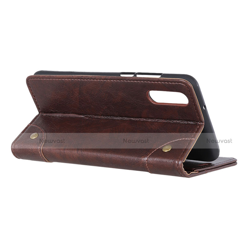 Leather Case Stands Flip Cover L06 Holder for Sony Xperia 5 II