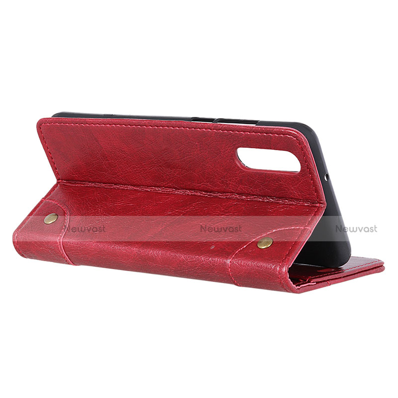 Leather Case Stands Flip Cover L06 Holder for Sony Xperia 5 II