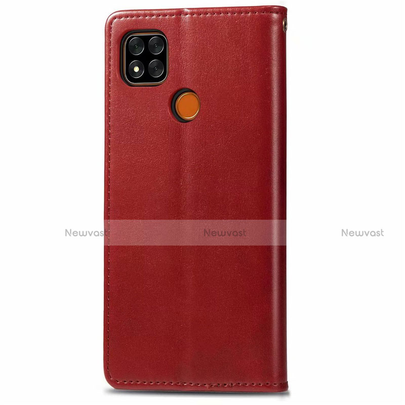 Leather Case Stands Flip Cover L06 Holder for Xiaomi Redmi 9C