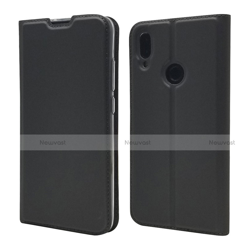 Leather Case Stands Flip Cover L06 Holder for Xiaomi Redmi Note 7 Pro Black