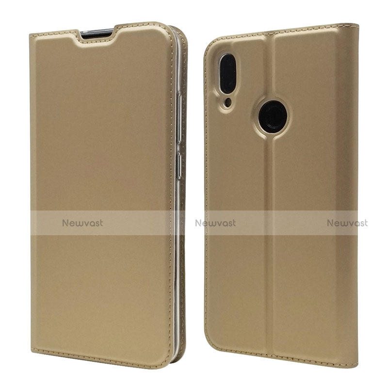 Leather Case Stands Flip Cover L06 Holder for Xiaomi Redmi Note 7 Pro Gold