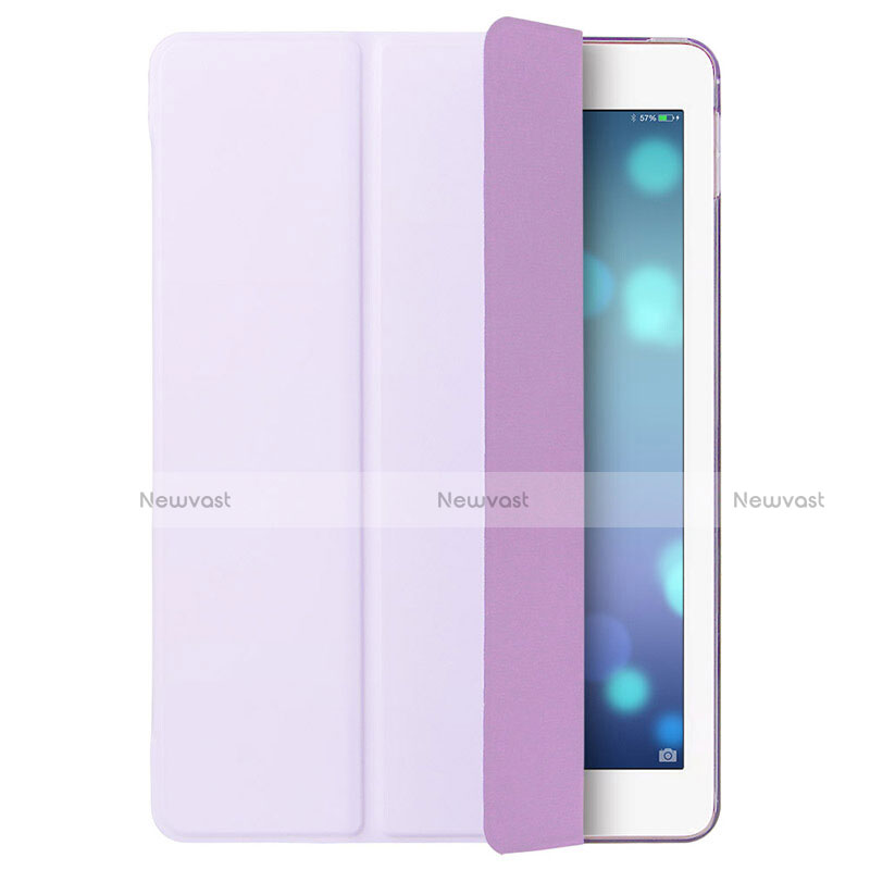 Leather Case Stands Flip Cover L07 for Apple iPad Mini 2 Purple