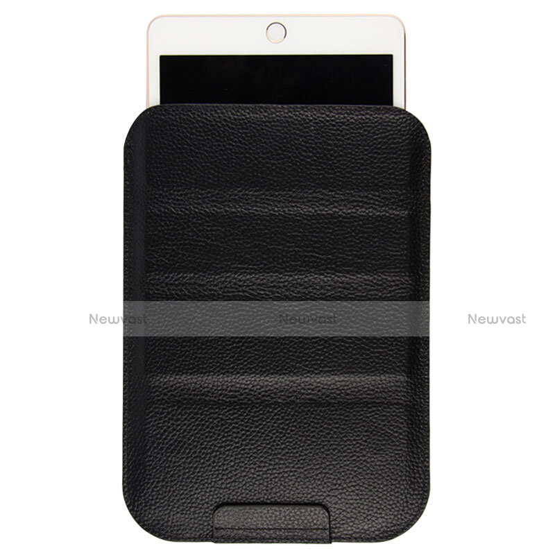 Leather Case Stands Flip Cover L07 for Huawei MediaPad M5 8.4 SHT-AL09 SHT-W09 Black