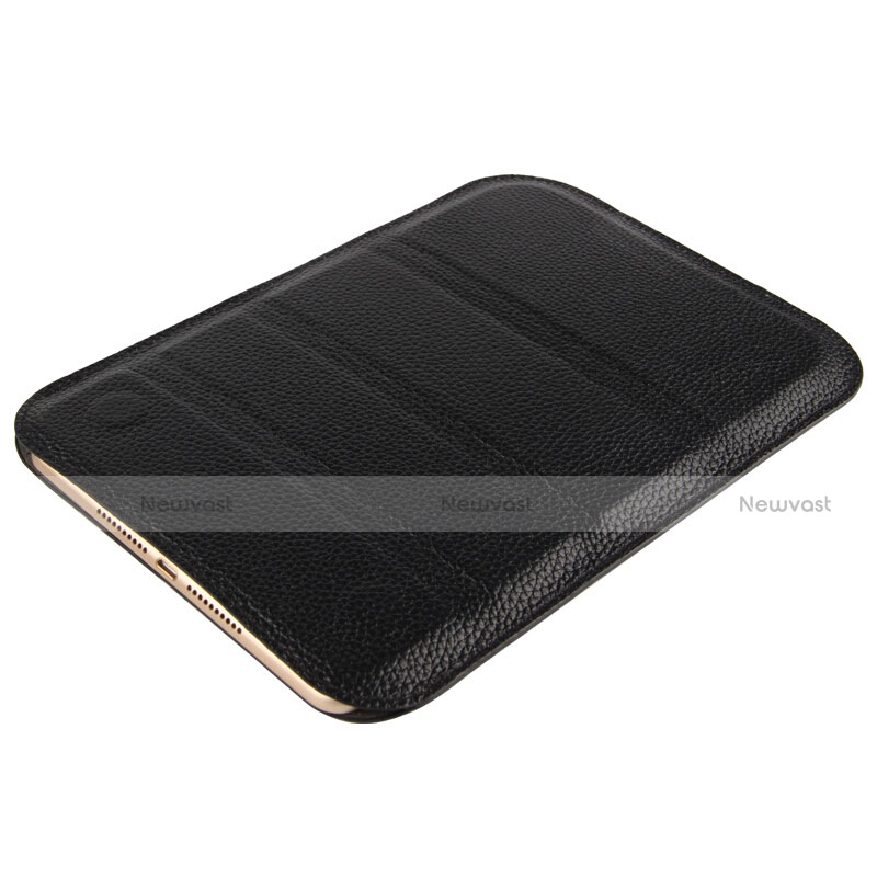 Leather Case Stands Flip Cover L07 for Huawei MediaPad M5 8.4 SHT-AL09 SHT-W09 Black