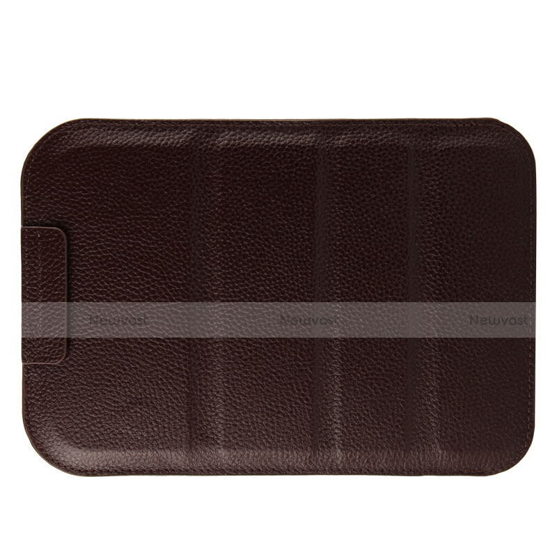 Leather Case Stands Flip Cover L07 for Huawei MediaPad M5 8.4 SHT-AL09 SHT-W09 Brown