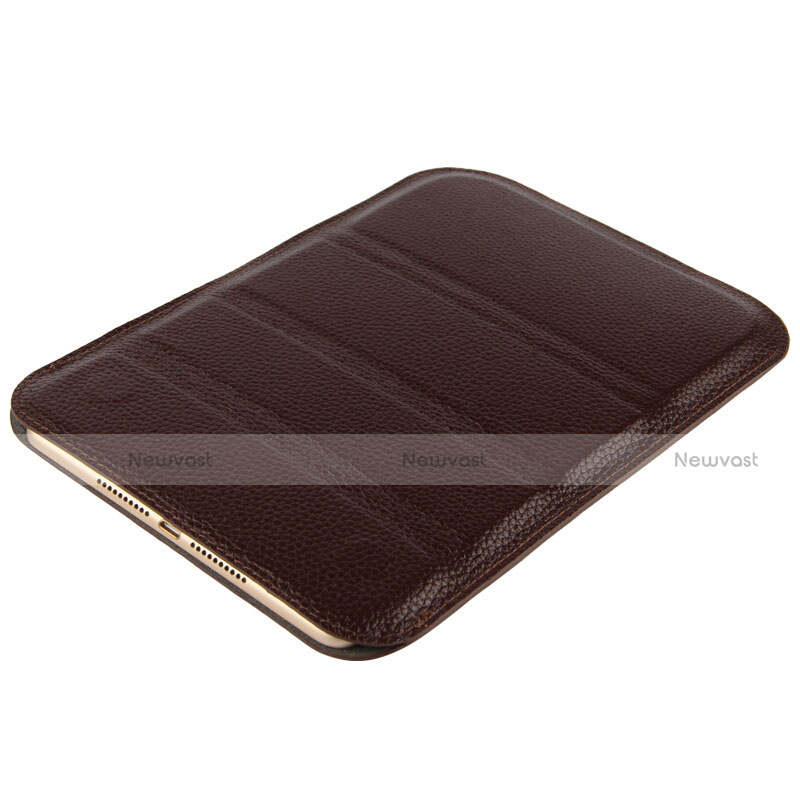 Leather Case Stands Flip Cover L07 for Huawei MediaPad M5 8.4 SHT-AL09 SHT-W09 Brown