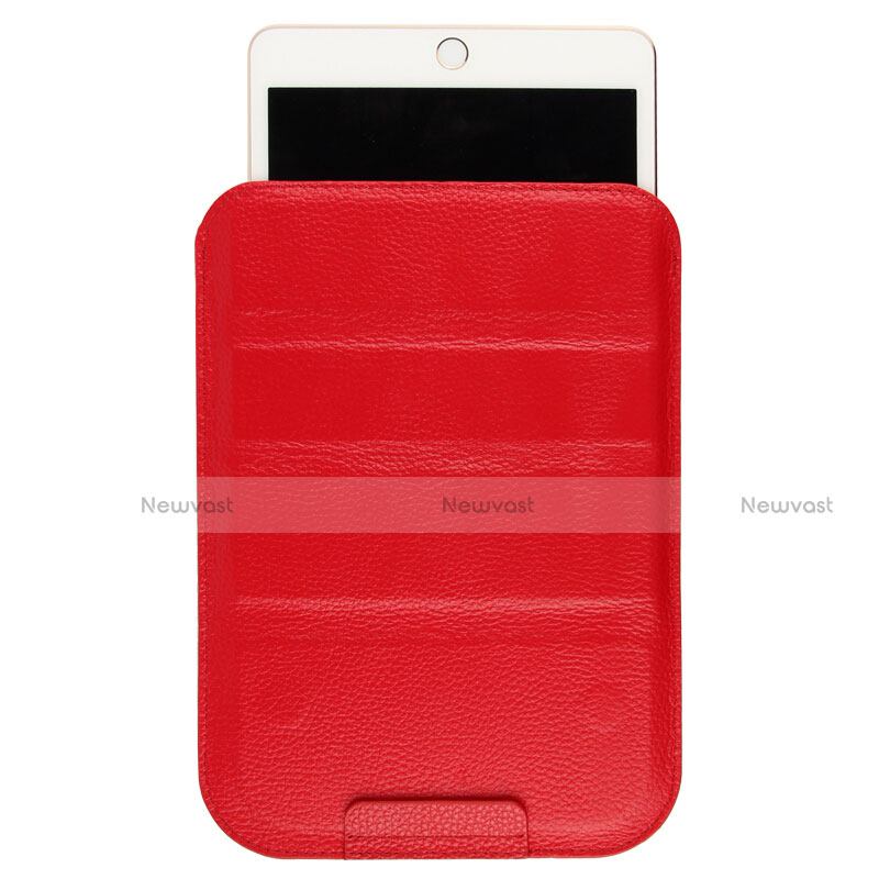 Leather Case Stands Flip Cover L07 for Huawei MediaPad M5 8.4 SHT-AL09 SHT-W09 Red