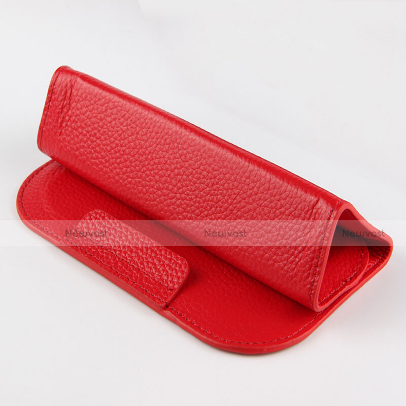 Leather Case Stands Flip Cover L07 for Huawei MediaPad M5 8.4 SHT-AL09 SHT-W09 Red