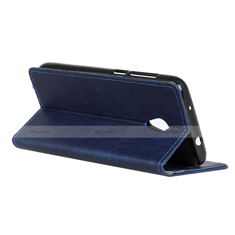 Leather Case Stands Flip Cover L07 Holder for Alcatel 1X (2019)