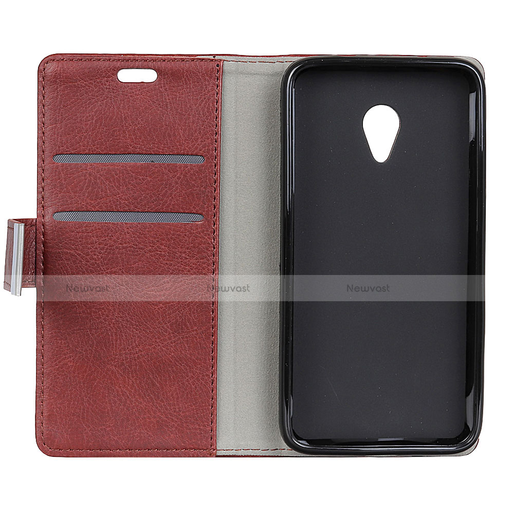 Leather Case Stands Flip Cover L07 Holder for Alcatel 1X (2019)