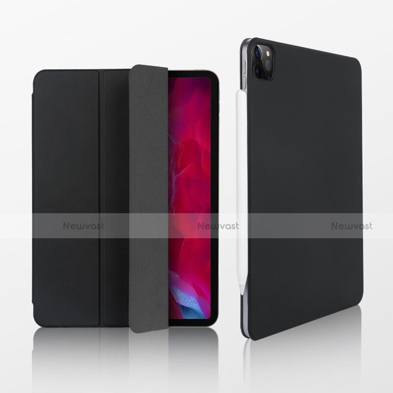 Leather Case Stands Flip Cover L07 Holder for Apple iPad Pro 11 (2020) Black
