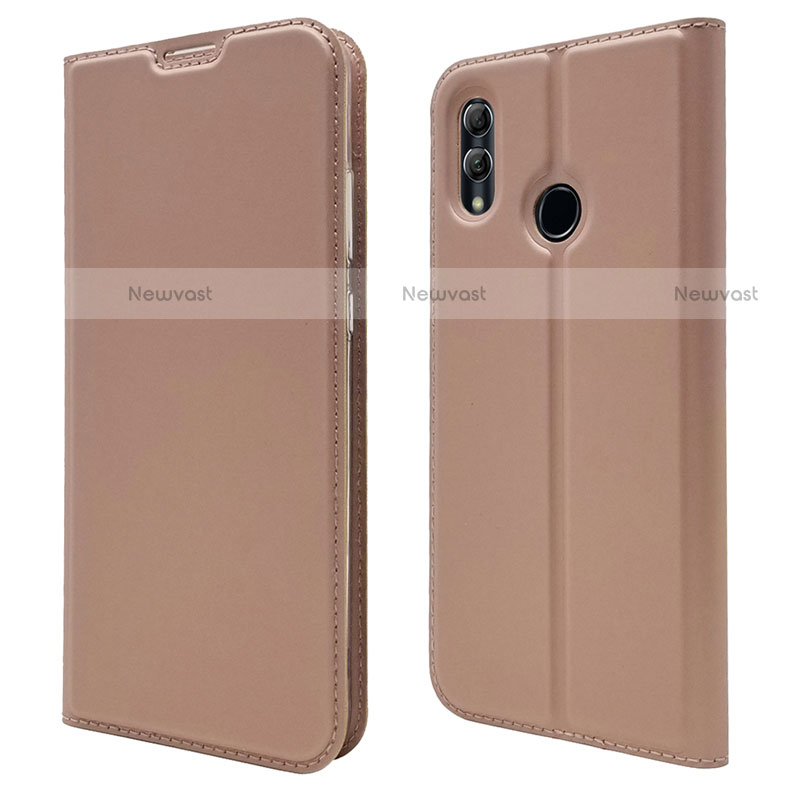 Leather Case Stands Flip Cover L07 Holder for Huawei P Smart (2019) Rose Gold
