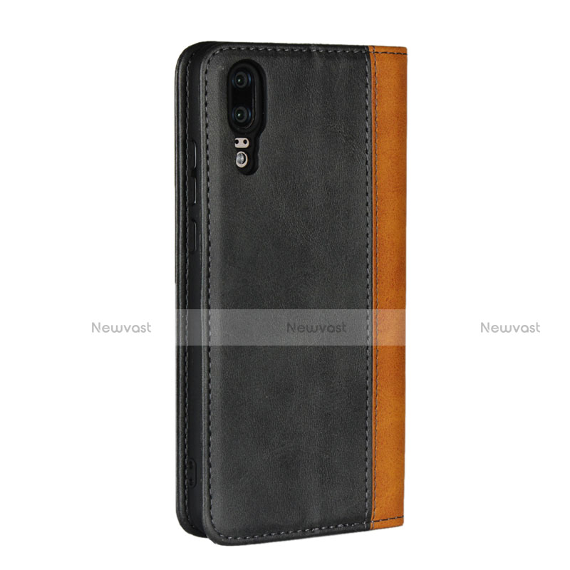 Leather Case Stands Flip Cover L07 Holder for Huawei P20