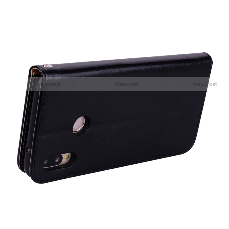 Leather Case Stands Flip Cover L07 Holder for Huawei P20 Lite