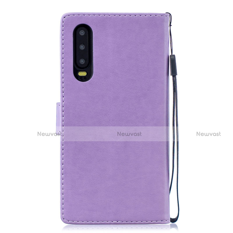 Leather Case Stands Flip Cover L07 Holder for Huawei P30