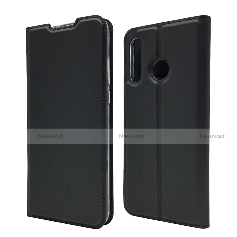 Leather Case Stands Flip Cover L07 Holder for Huawei P30 Lite New Edition Black