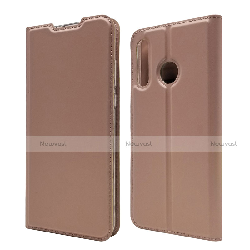 Leather Case Stands Flip Cover L07 Holder for Huawei P30 Lite New Edition Rose Gold
