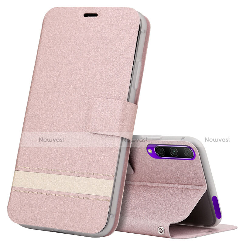 Leather Case Stands Flip Cover L07 Holder for Huawei Y9s