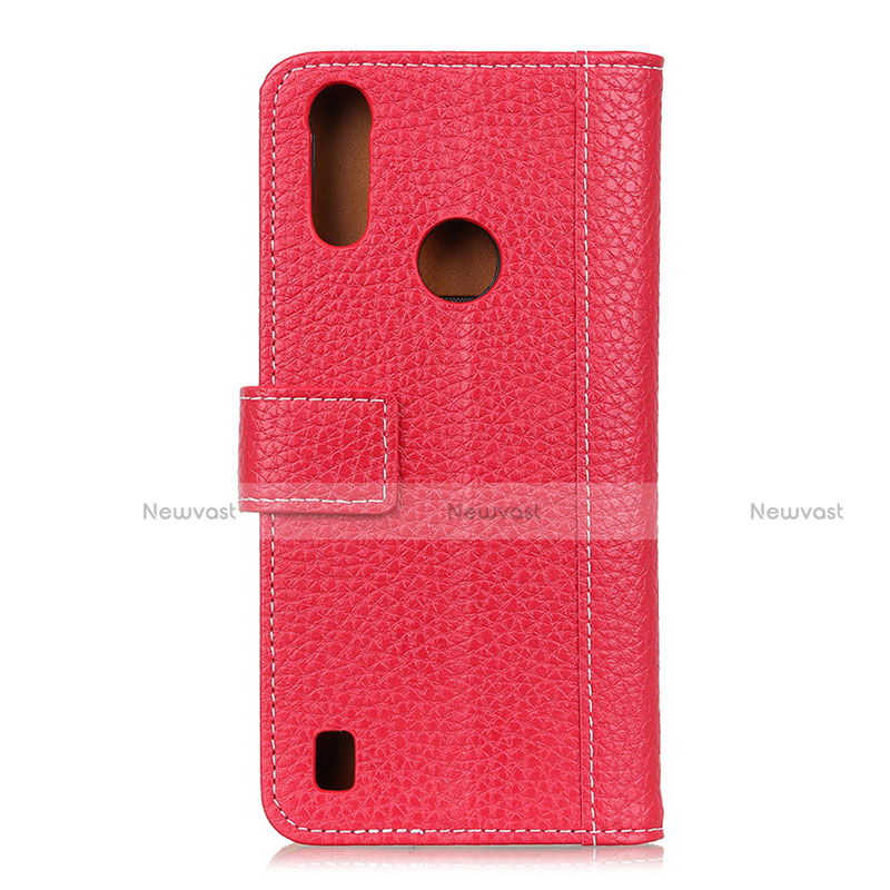 Leather Case Stands Flip Cover L07 Holder for Motorola Moto E6s (2020)