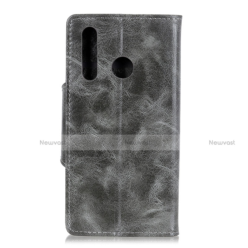 Leather Case Stands Flip Cover L07 Holder for Motorola Moto G Fast