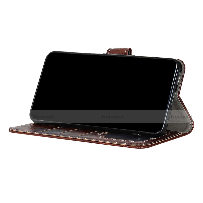 Leather Case Stands Flip Cover L07 Holder for Motorola Moto G9 Plus