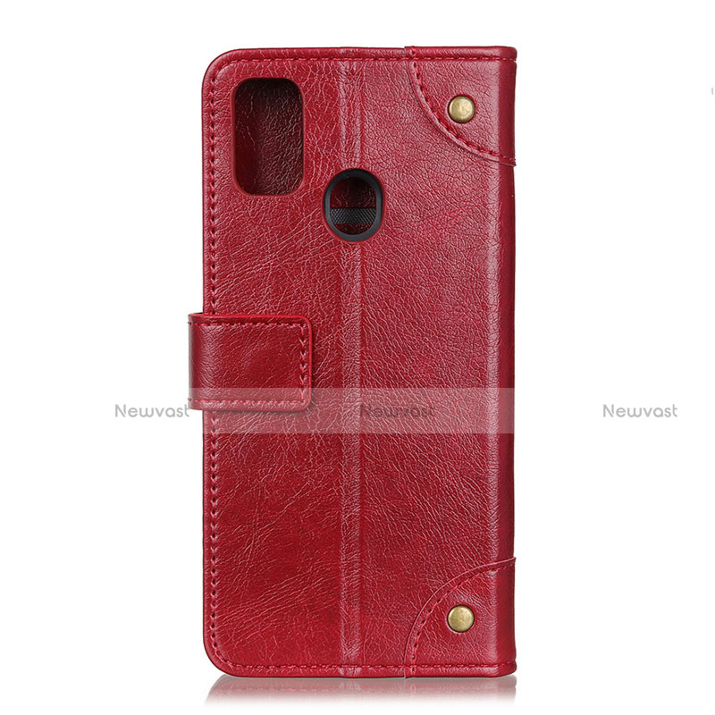 Leather Case Stands Flip Cover L07 Holder for Oppo A53s