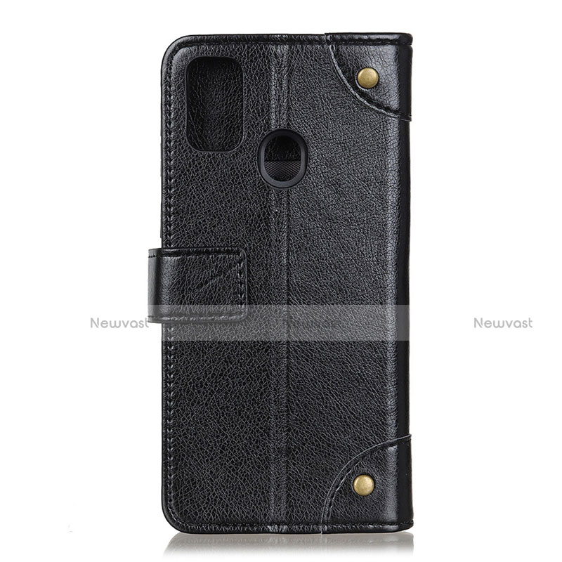 Leather Case Stands Flip Cover L07 Holder for Oppo A53s