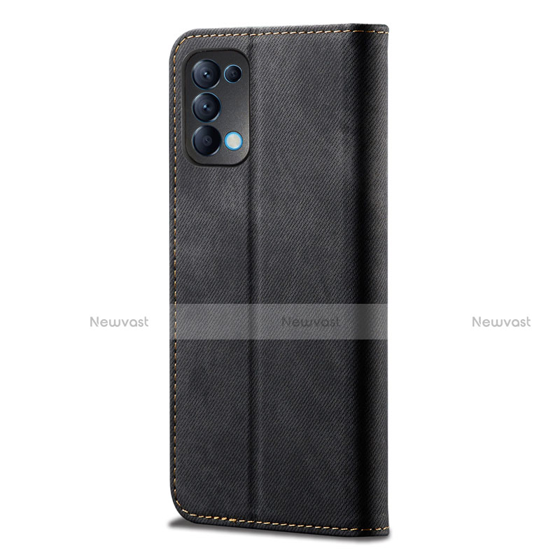 Leather Case Stands Flip Cover L07 Holder for Oppo Reno5 5G