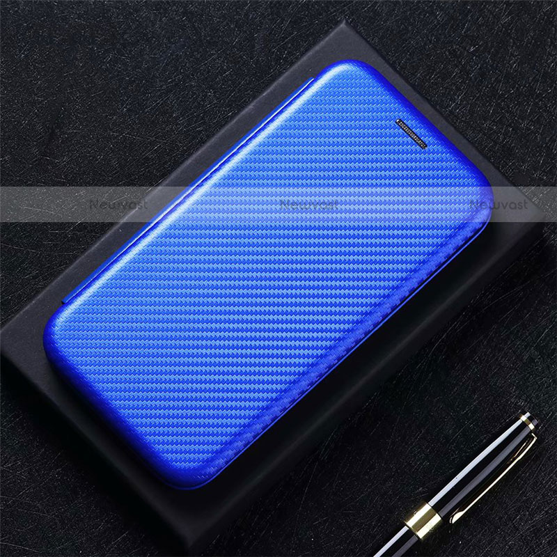 Leather Case Stands Flip Cover L07 Holder for Xiaomi Mi 11 5G Blue