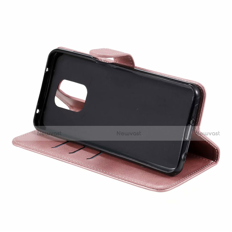 Leather Case Stands Flip Cover L07 Holder for Xiaomi Redmi Note 9S