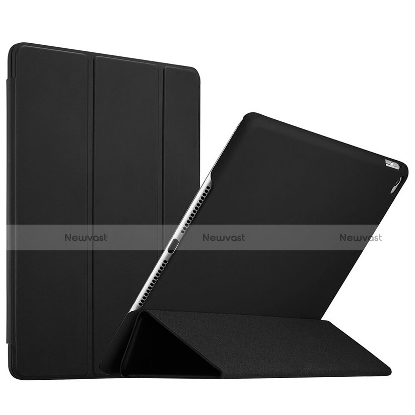 Leather Case Stands Flip Cover L08 for Apple iPad Mini 4 Black