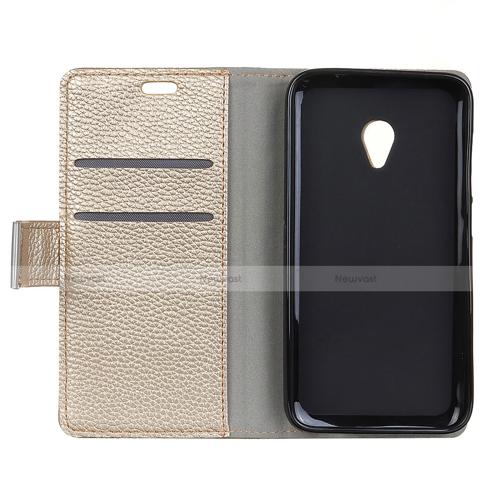 Leather Case Stands Flip Cover L08 Holder for Alcatel 1X (2019)