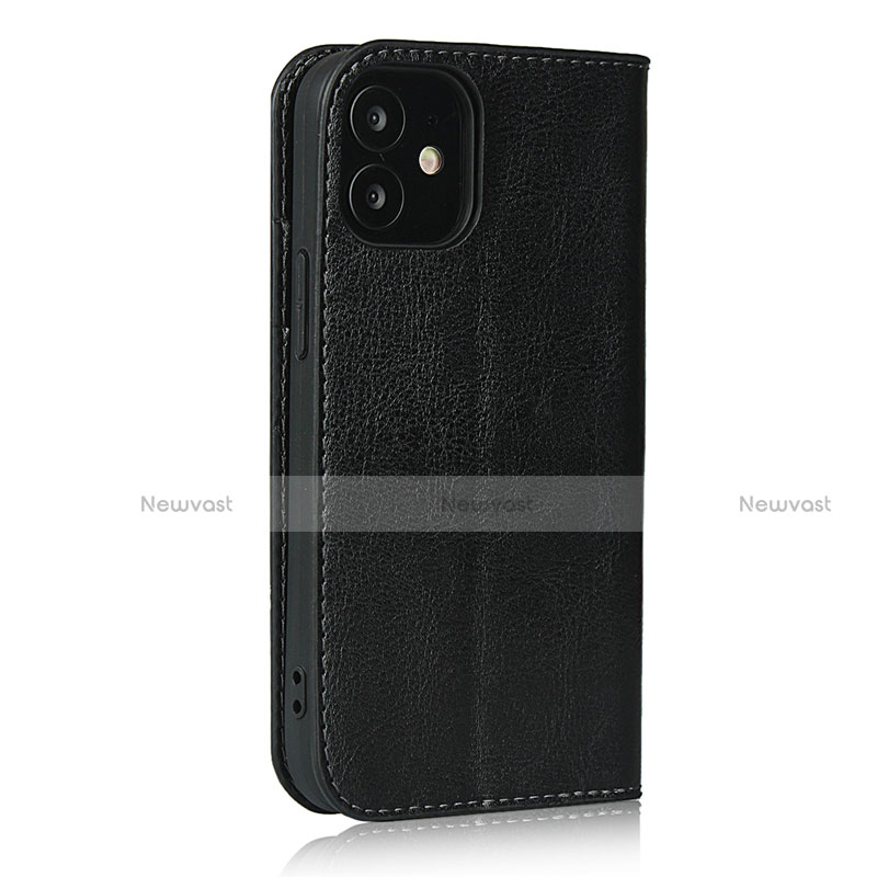 Leather Case Stands Flip Cover L08 Holder for Apple iPhone 12